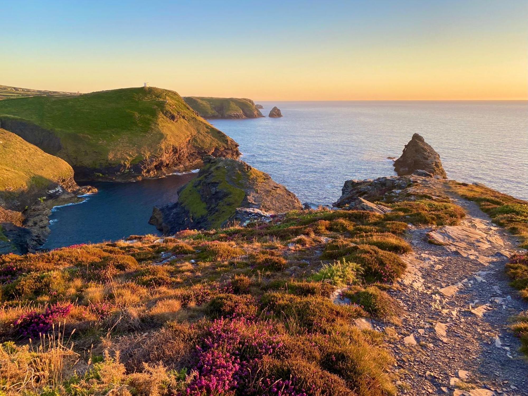 Polrunny Farm Elderberry Cottage With Sea View Boscastle Eksteriør billede