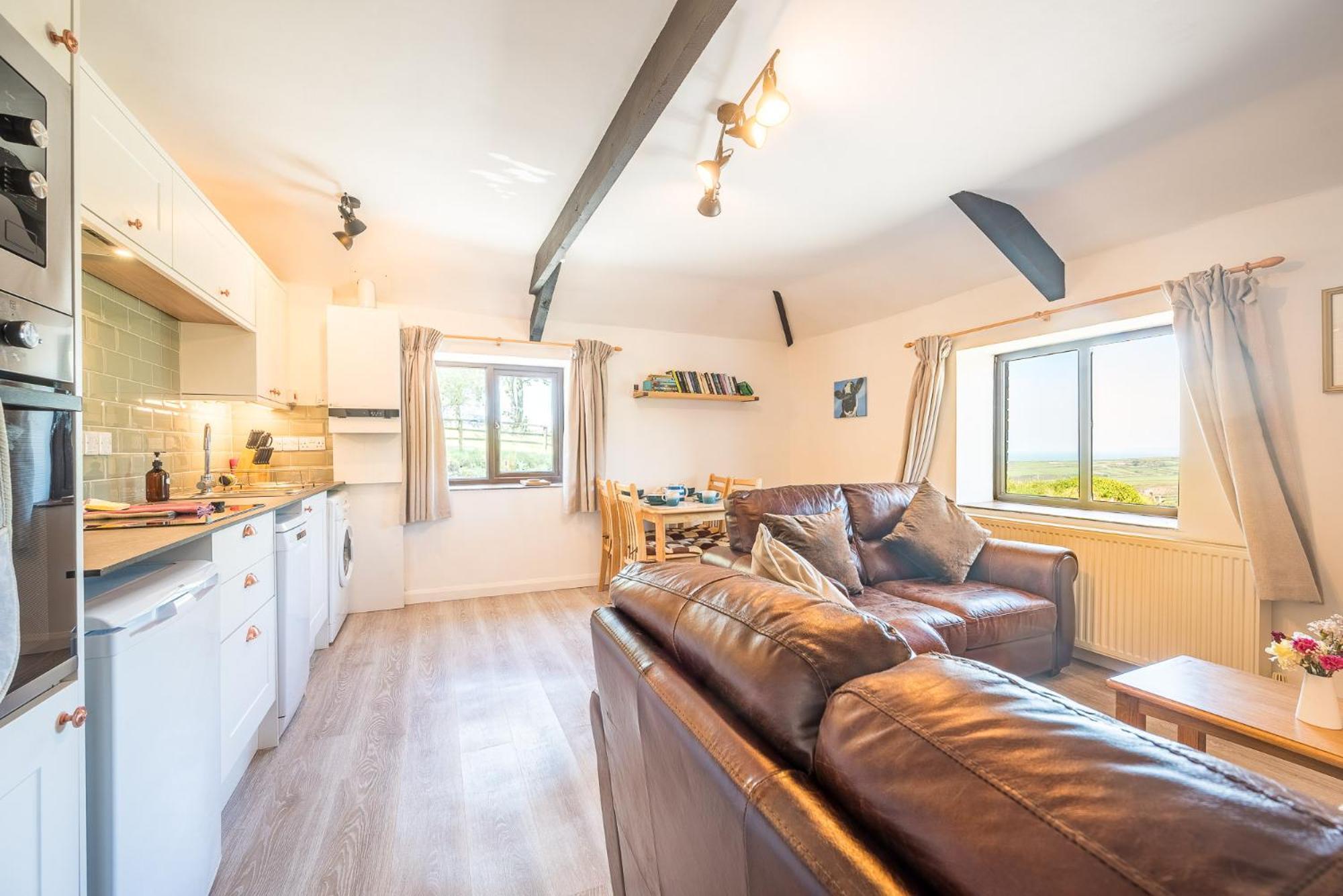 Polrunny Farm Elderberry Cottage With Sea View Boscastle Eksteriør billede
